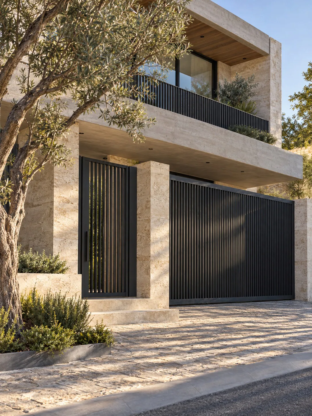 Residencia mexicana de acero, piedra y luz — proyecto THR MEX